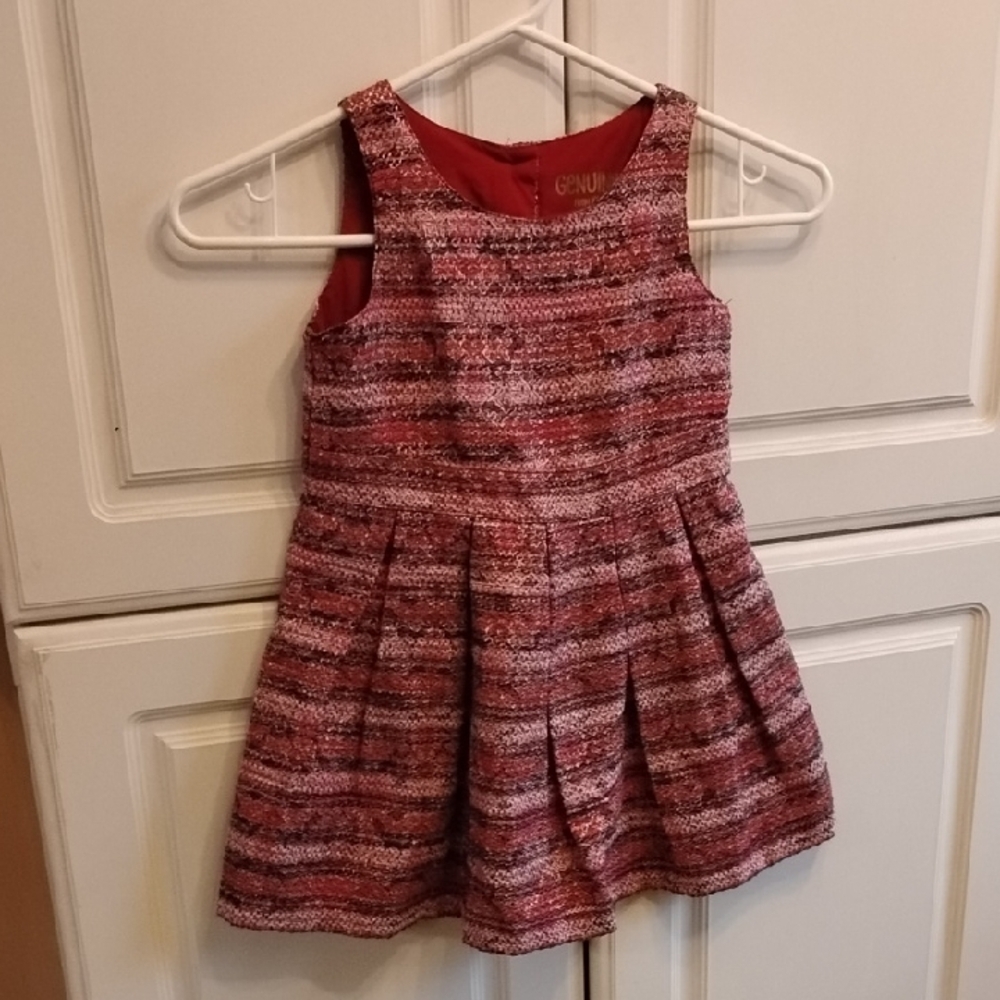 Genuine Kids by OshKosh Lined Tweed Dress for Toddler Girl, Size 4T